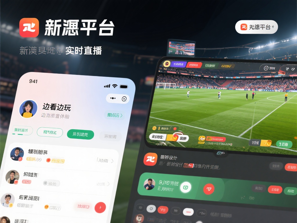 此外，平台还支持实时直播功能，用户可以一边观看比赛